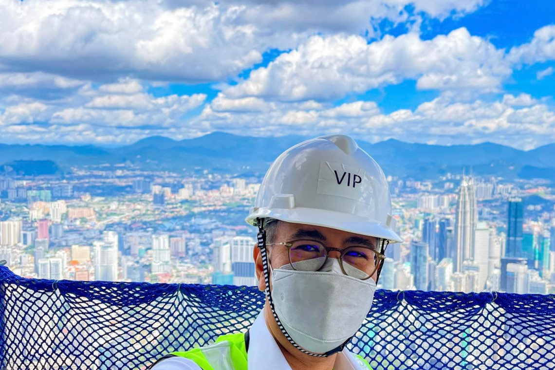 Sesi Tinjauan di Tingkat 116 Menara Merdeka 118, Kuala Lumpur